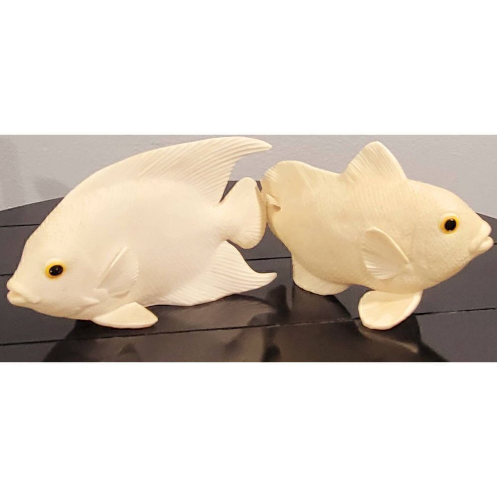 Vintage ceramic fish statues  - Picture 4 of 8